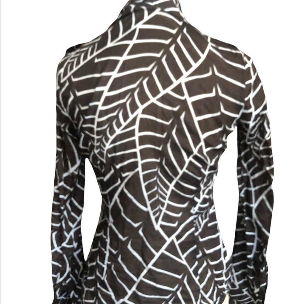 Tory Burch Woman’s Button Top Size 2 - image 4